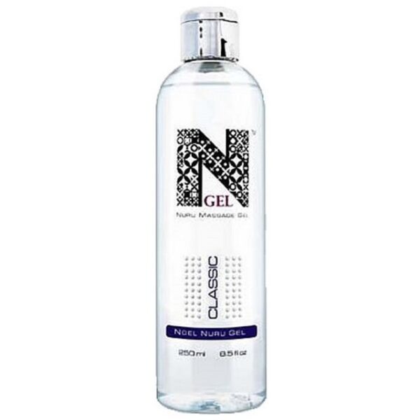 NGel Gleit- und Massagegel NGel "Classic" Nuru Ganzkörper-Massagegel auf Wasserbasis, Flasche mit 250ml, für traumhaft glitschige Ganzkörpermassagen