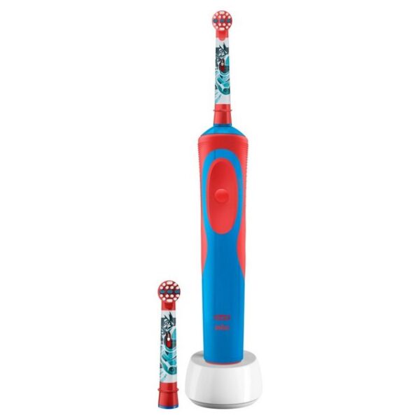 Oral-B Elektrische Kinderzahnbürste Kids StarWars Promo Starterpack - Elektrische Zahnbürste - rot/blau