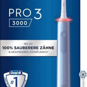 Oral-B Elektrische Zahnbürste 3 3000, Aufsteckbürsten: 2 St., 3 Putzmodi