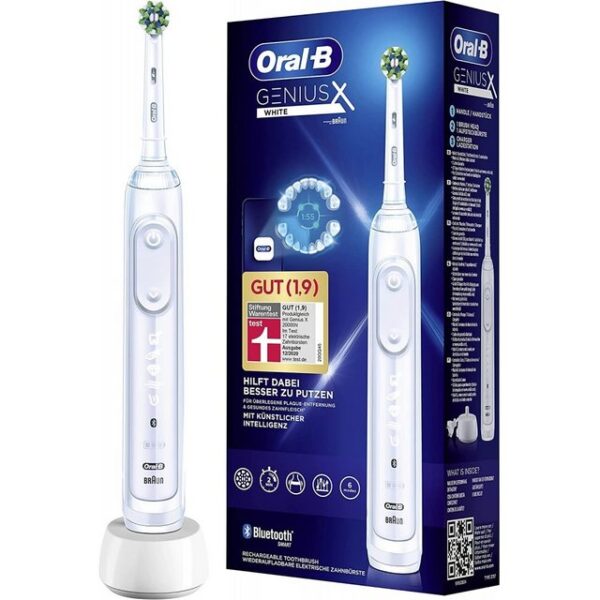 Oral-B Elektrische Zahnbürste Braun Genius X - Elektrische Zahnbürste - weiß