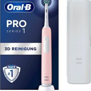 Oral-B Elektrische Zahnbürste PRO Series 1, Aufsteckbürsten: 1 St., Drucksensor