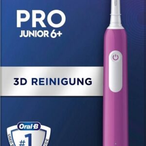 Oral-B Elektrische Zahnbürste Pro Junior, Aufsteckbürsten: 1 St., Drucksensor