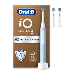 Oral-B Elektrische Zahnbürste iO 3, Mikrovibrationen, Intelligente Andruckkontrolle