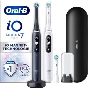 Oral-B Elektrische Zahnbürste iO 7, Aufsteckbürsten: 3 St., 5 Putzmodi