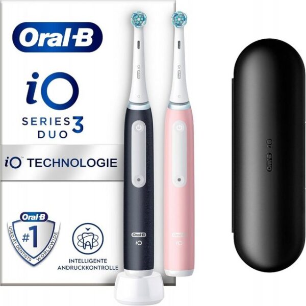 Oral-B Elektrische Zahnbürste iO Series 3N - Elektrische Zahnbürste - black/blush pink