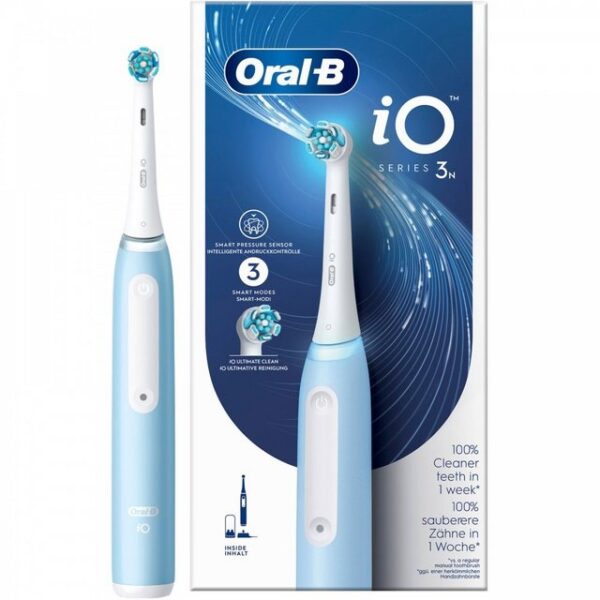 Oral-B Elektrische Zahnbürste iO Series 3N - Elektrische Zahnbürste - ice blue