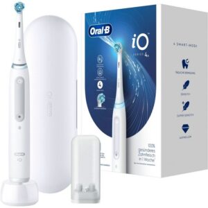 Oral-B Elektrische Zahnbürste iO Series 4 - Elektrische Zahnbürste - quite white