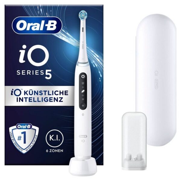 Oral-B Elektrische Zahnbürste iO Series 5 Elektrische Zahnbürste Quite White