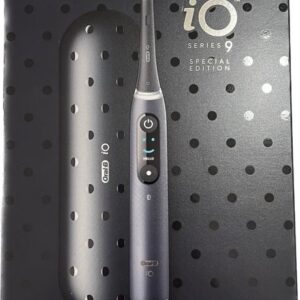 Oral-B Elektrische Zahnbürste iO Series 9 Black Onyx Schwarz, Aufsteckbürsten: 1 St., Special Edition, Drucksensor