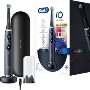 Oral-B Elektrische Zahnbürste iO Series 9 Black Onyx magnetisches io, Anzahl Modi: 7, bluetooth