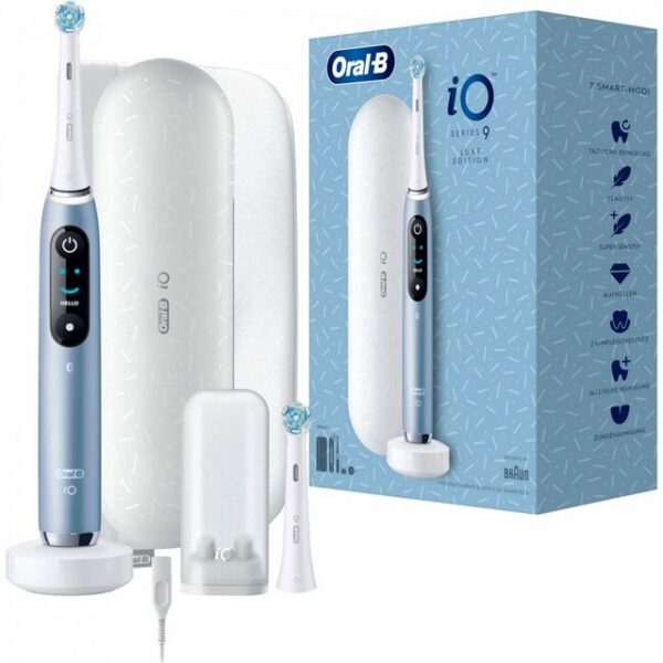 Oral-B Elektrische Zahnbürste iO Series 9 Luxe Edition - Elektrische Zahnbürste - aquamarine