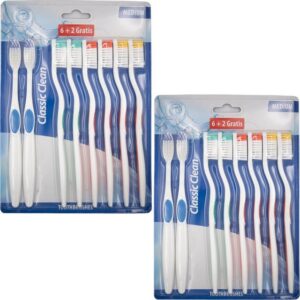 Osma Zahnbürste 16x Zahnbürste Handzahnbürste Reisezahnbürste Zähne Putzen Bürste, Zähne, Putzen, Bürste, Medium, Set