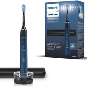 Philips Sonicare Elektrische Zahnbürste DiamondClean 9000 Special Edition HX9911, Aufsteckbürsten: 1 St., mit integriertem Drucksensor, 4 Putzprogramme und 3 Intensitätsstufen