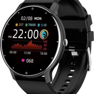 Rawrr Smartwatch (1,28 Zoll, Android, iOS), Multifunktionale mit Fitness, Gesundheit, Geschenk für aktive Leben.