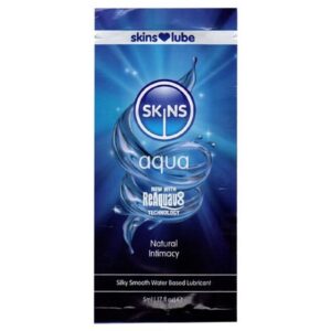 SKINS Condoms Gleitgel "Aqua" Natural Intimacy, Sachet mit 5ml