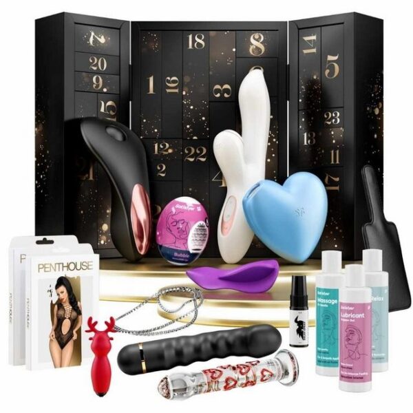 Satisfyer Adventskalender Satisfyer Advent Calendar Premium 2023 für Paare Frauen & Männer, Sex Advent Calendar, Erwachsene Pärchen Erotik, Weihnachtskalender