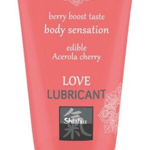 Shiatsu Gleitgel Love Gleitmittel essbar Acerola-Kirsche - 75 ml