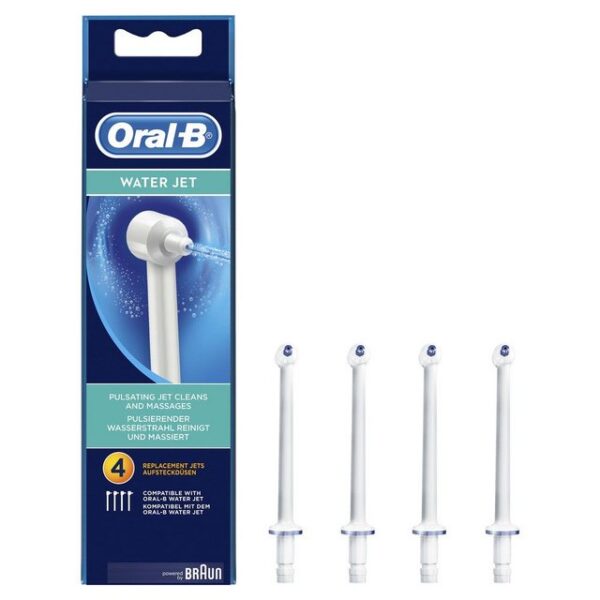 Oral-B Aufsteckbürsten Oral-B WaterJet Aufsteckdüsen, 4 Stück (Oral-B WaterJet Aufsteckdüs...