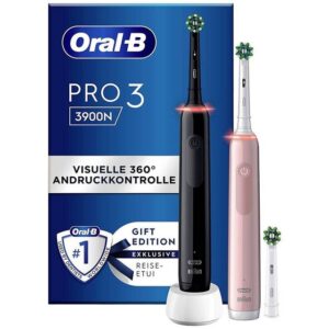 Oral-B Elektrische Zahnbürste Pro 3900 inkl. 2. Handstück /rosè