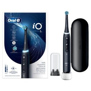 Oral-B Elektrische Zahnbürste iO 5 + Reiseetui - Matt Black