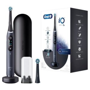 Oral-B Elektrische Zahnbürste iO 8 + Reiseetui - Black Onyx