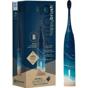 happybrush Schallzahnbürste ECO VIBE 3 Starterkit Ocean - Elektrische Zahnbürste - blau