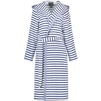 Cawö - Damen Bademantel Kapuze Breton 6596 - Farbe: navy - 16 - L