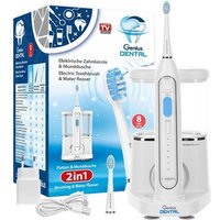 Genius Elektrische Zahnbürste Dental Hydro Fusion 2in1 Elektrische Zahnbürste 8tlg inkl. Mundspülung