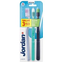 ORKLA Zahnbürste Jordan Clean Smile Zahnbürste - weich 1p.-3pcs - Mix Farben