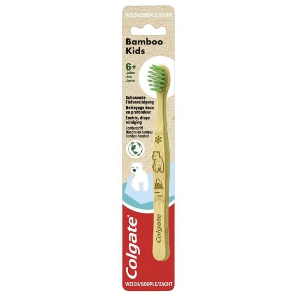 Colgate Zahnbürste Colgate Zahnbürste Bamboo Kids sanft 1er Pack