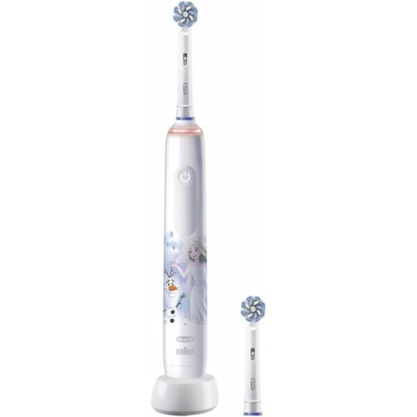 Oral-B Elektrische Kinderzahnbürste Junior Pro Frozen - Elektrische Zahnbürste - weiß/bunt