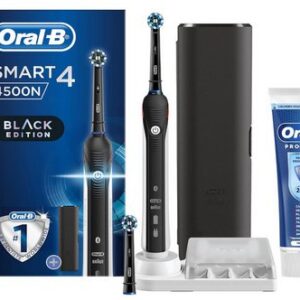 Oral-B Elektrische Zahnbürste Oral-B Smart 4 4500 elektrische Zahnbürste, Schwarz