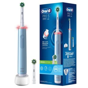 Oral-B Elektrische Zahnbürste Pro 3 - Cross Action - Blue