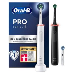 Oral-B Zahnbürste Oral-B Pro 3 - 3900 Elektrische Zahnbürste, Black / White