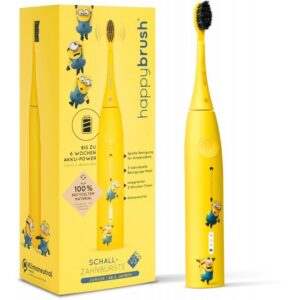 happybrush Zahnbürste ECO VIBE 3 Starterkit Minions Schallzahnbürste