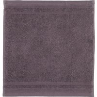 Möve Handtücher Wellbeing Perlstruktur - Farbe: graphite - 843 - Seiflappen 30x30 cm