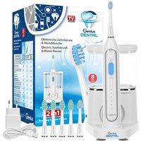 Genius Elektrische Zahnbürste Dental Hydro Fusion Basic Set + Bürstenkopf-Set Sensitiv/Groß