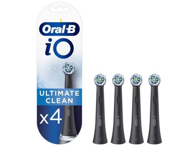 Braun Aufsteckbürsten Oral-B Elektrische Zahnbürste iO Ultimate Clean Schwarz