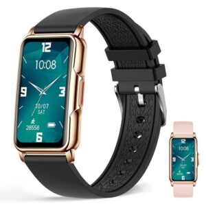 Gontence Damen Smartwatch Smartwatch (iOS und Android cm), Damen Smart Watch Fitnessuhr, 1-tlg., Fitness Uhr, Fitness Tracker, Gesundheitsfunktionen