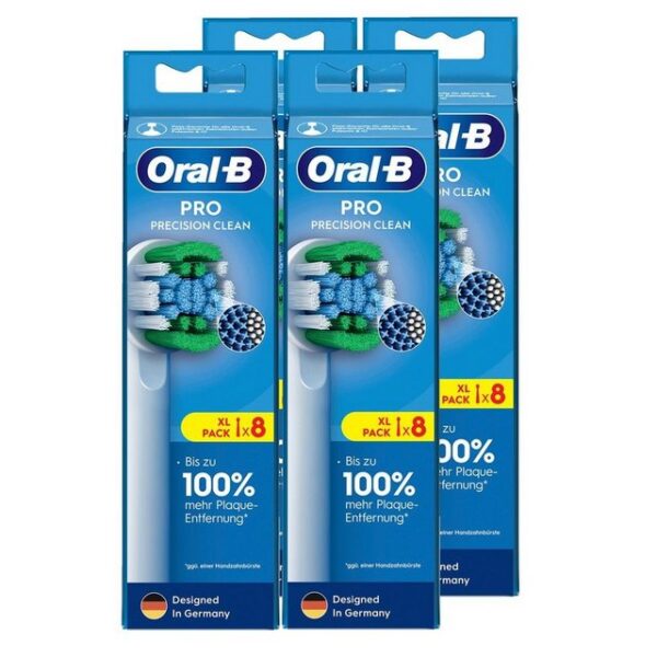 Oral-B Aufsteckbürsten Oral-B Pro Precision Clean Ersatz-Bürstenköpfe 8stk. - Zahnbürste (4er