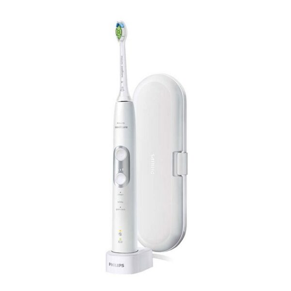 Philips Elektrische Zahnbürste ProtectiveClean 6100 HX6877/28, 3 Programme, Drucksensor, bis zu 62.000 Bürstenkopfbewegungen/Min