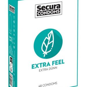 Secura Einhand-Kondome Secura - Extra Feel 48er Box, 48 St.