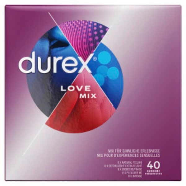 durex Kondome Durex Love Mix 40er Box - Kondome, 40 St.