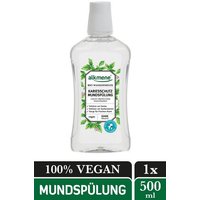 alkmene Munddusche Mundspülung Bio Wasserminze - Mundwasser vegan mit 6-fach Schutz