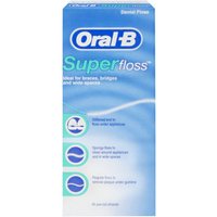 Oral-B Zahnseide Oral-B SuperFloss Zahnseide Vorgeschnitten für die Zahnpflege Ideal fü