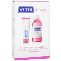 Vitis Zahnpasta Pack Zahnfleischpasta 100ml Mundwasser 500ml