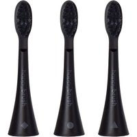 HAPPYBRUSH Ersatz-Aufsteckbürsten Allblack ECO VIBE 3