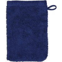 Cawö Handtücher Life Style Uni 7007 - Farbe: navy - 133 - Waschhandschuh 16x22 cm