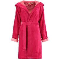 Esprit Damen Bademantel Cosy Kapuze - Farbe: raspberry - 001