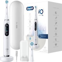 Oral-B Elektrische Zahnbürste iO 9 + Lade-Reiseetui - White Alabaster